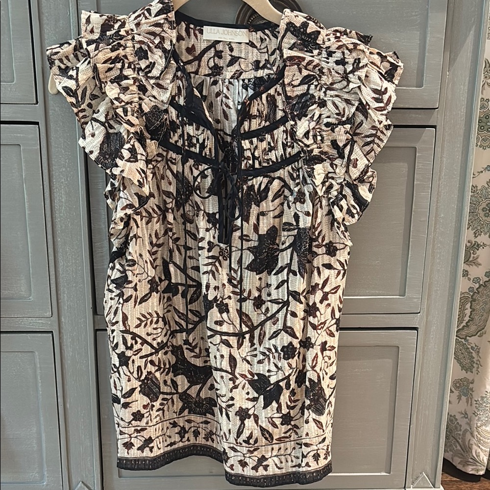 Ulla Johnson Ruffle Sleeve Top